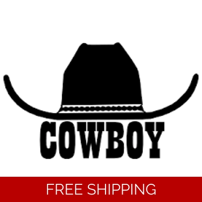 Cowboy Die Cut Vinyl Decal sticker Cowboy Die Cut Vinyl Decal sticker